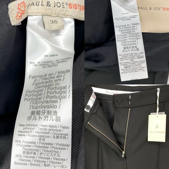 Paul & Joe Sister Coquet Black Dress Pants NWT - Picture 7 of 11